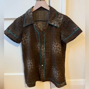 Vintage Handmade Women’s Button-up Shirt